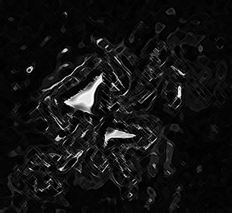 abstract black and white pattern