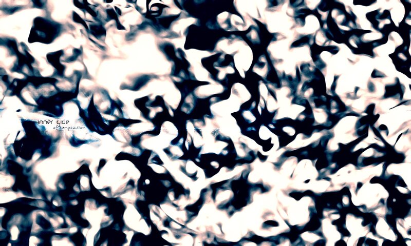 Abstract Black and White Pattern — Chaotic, Text