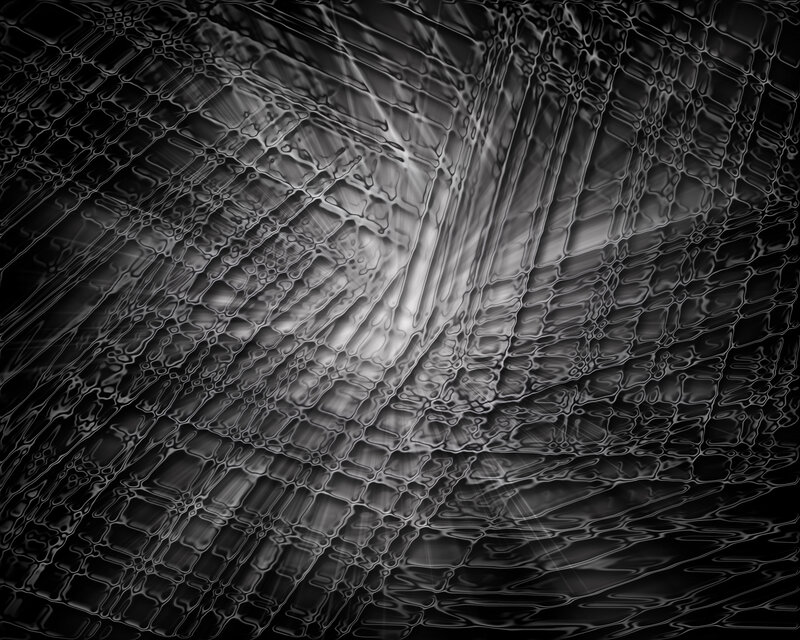 Abstract Black and White Pattern — Dramatic, Light