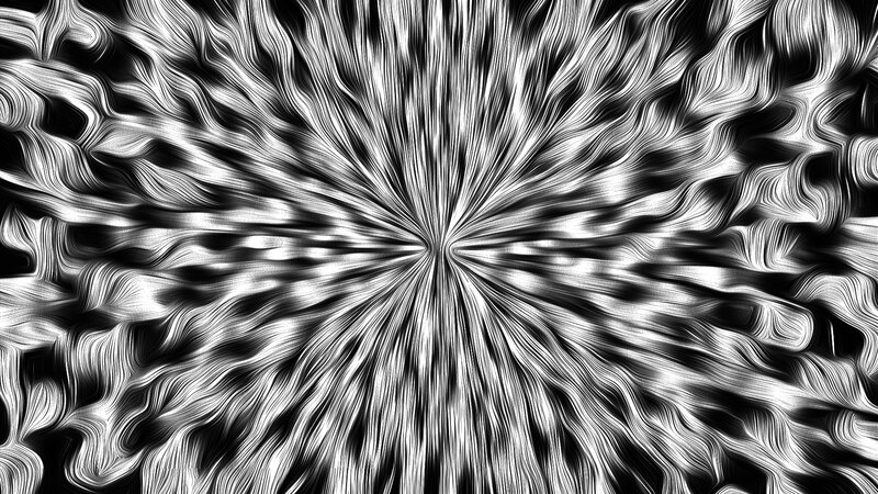 Abstract Black and White Pattern — Hypnotic