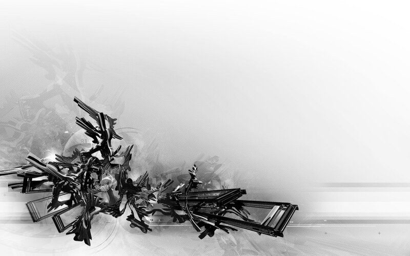 Abstract Black and White Structure