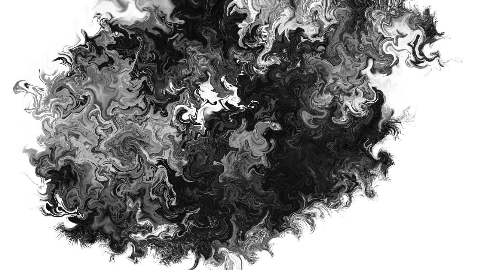 abstract black and white swirls