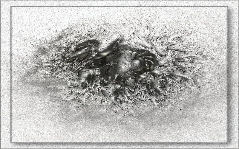 Abstract Black and White Texture — Neutral