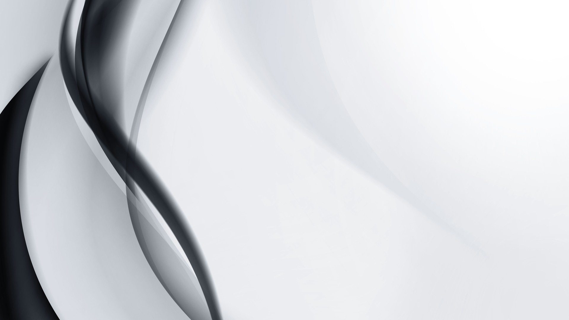 Abstract black and white waves