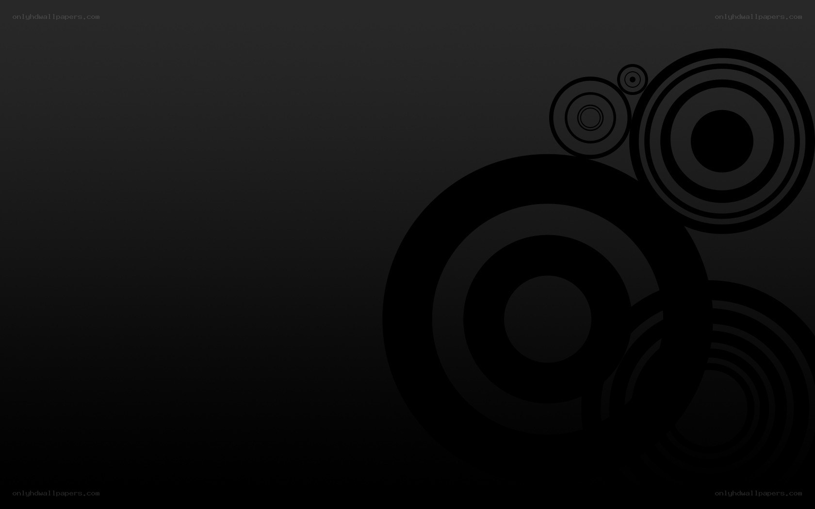 abstract black circle pattern