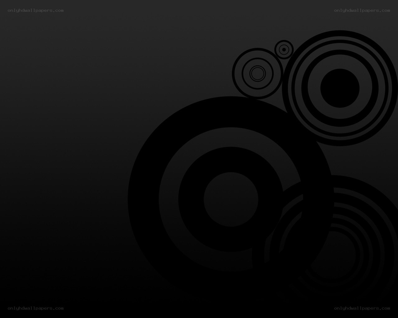 abstract black circle pattern