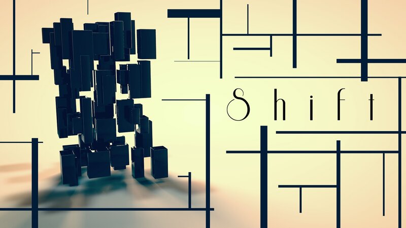 Abstract Black Cubes — Minimalist