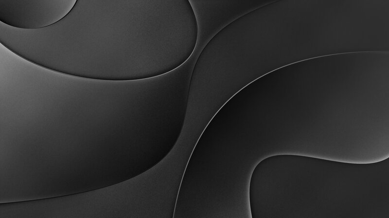 Abstract Black Curves — Calm