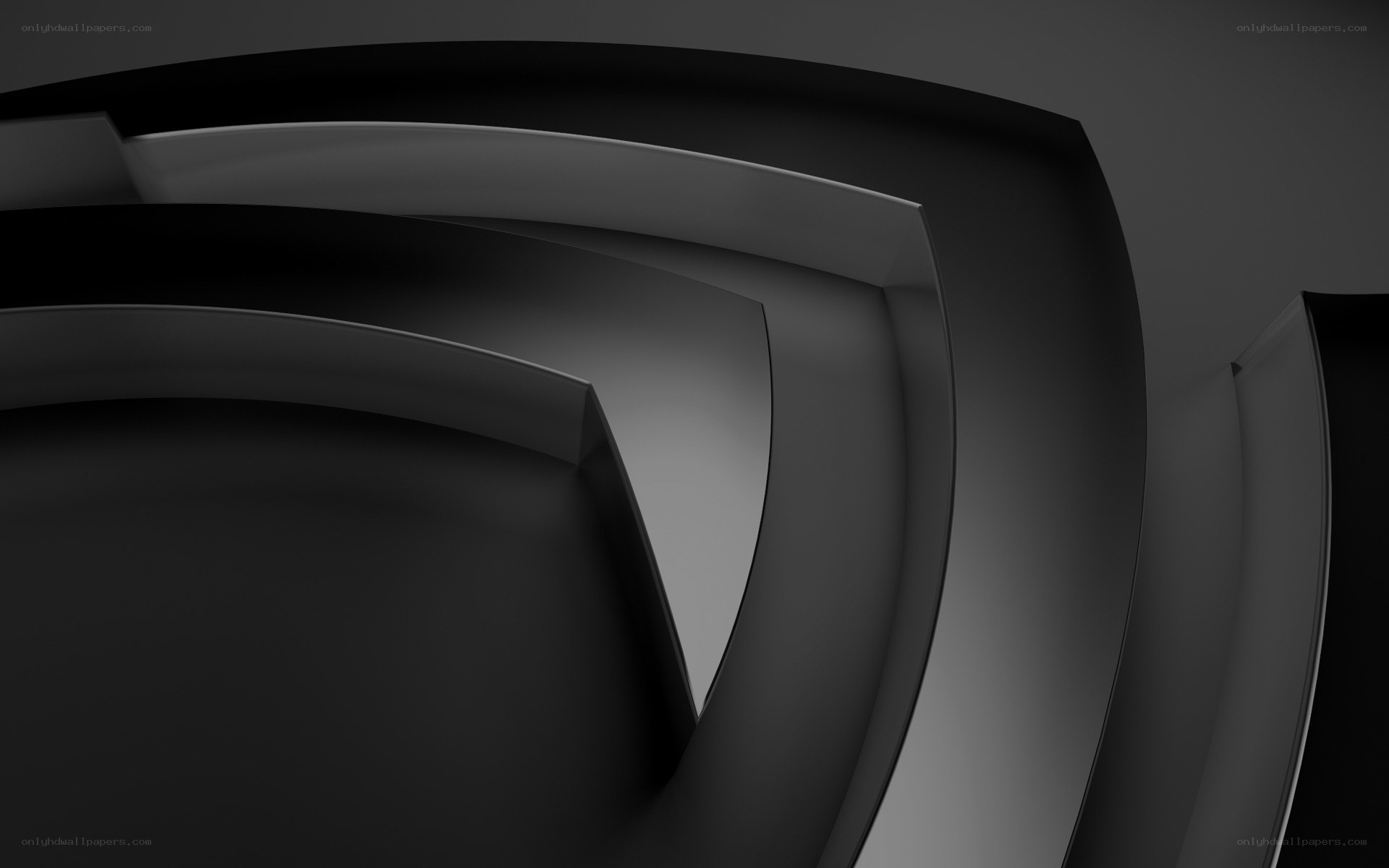 abstract black geometric shapes