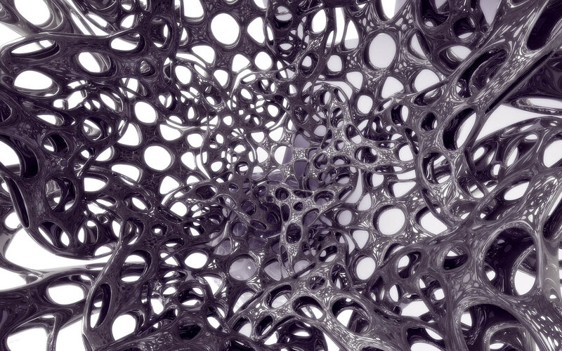 abstract black mesh structure