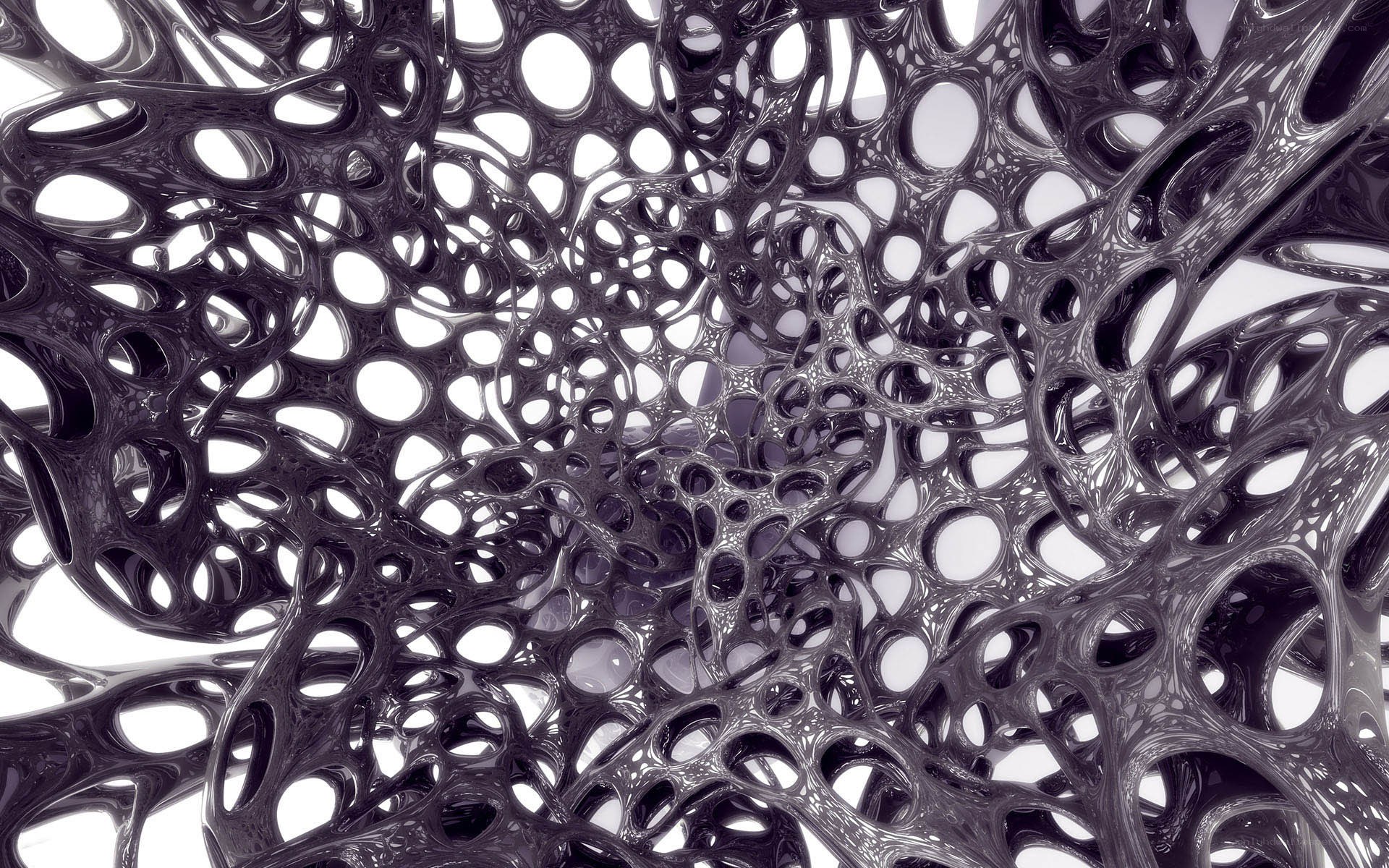 abstract black mesh structure