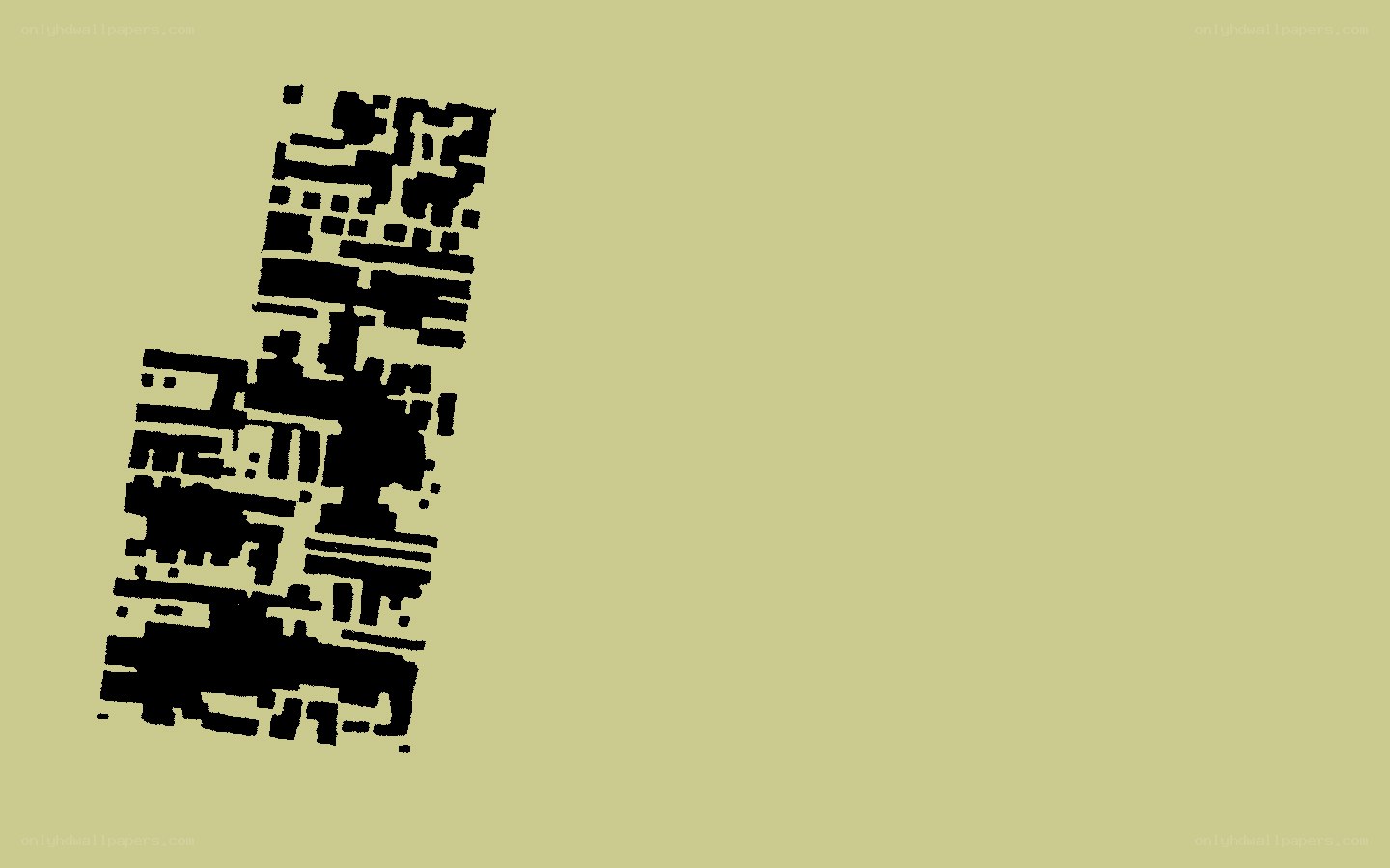 abstract black pattern on beige
