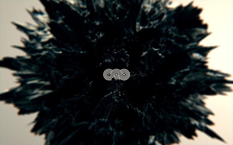 abstract black spiky form