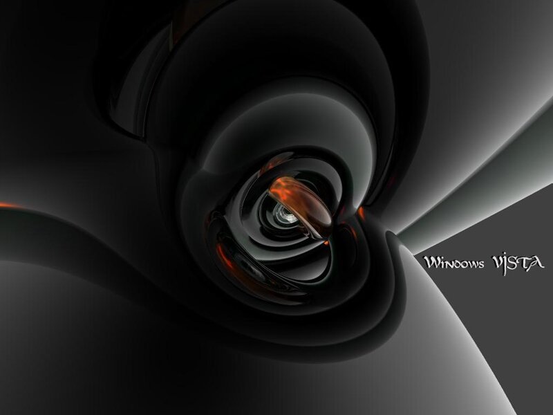 Abstract Black Swirl — Dramatic