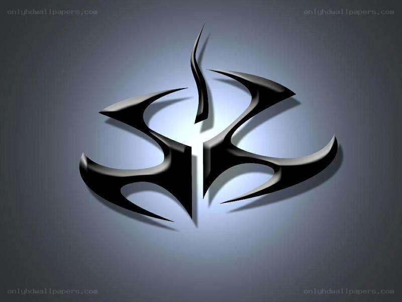 abstract black symbol design