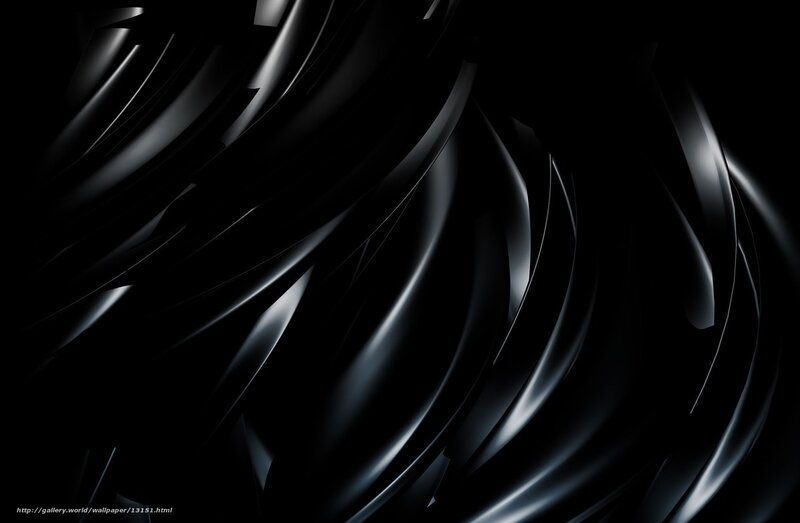 Abstract black wave design