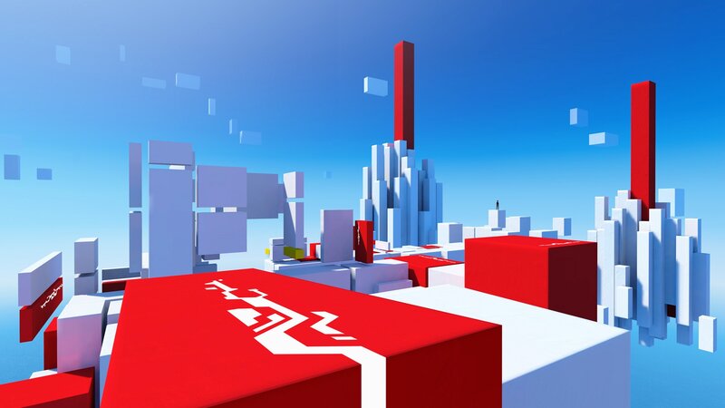 abstract block cityscape