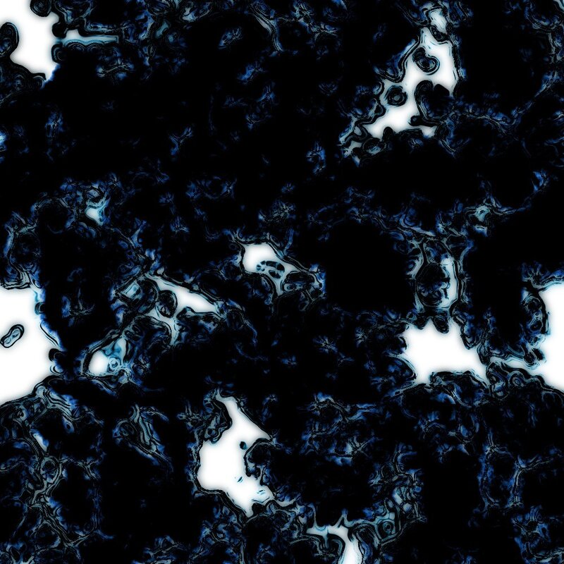 Abstract Blue and Black Pattern — Dark