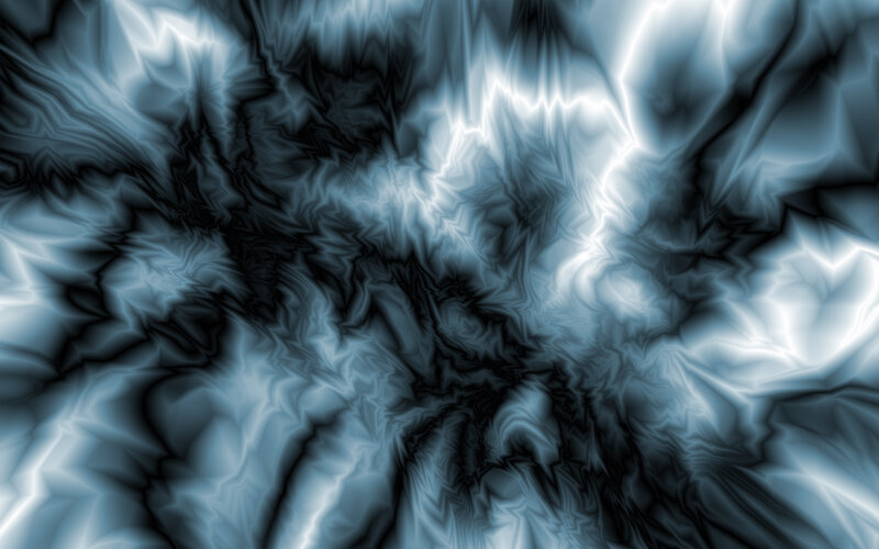 Abstract Blue and Black Pattern — Dramatic