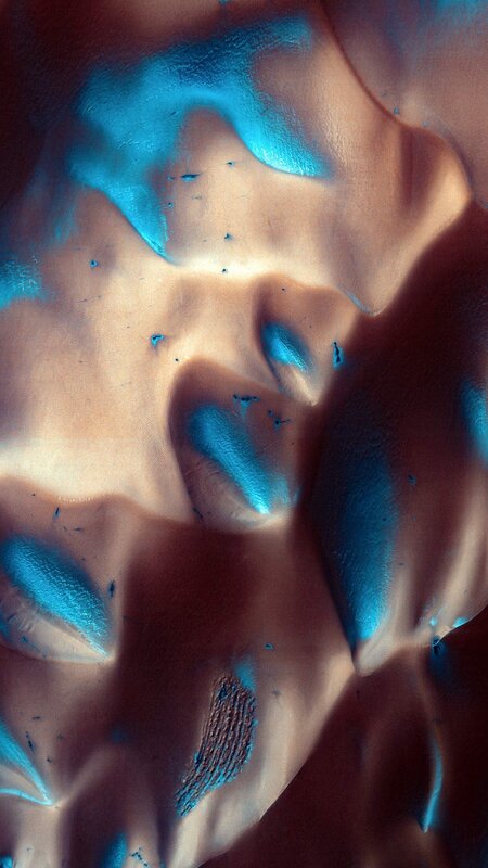 Abstract Blue and Brown Surface
