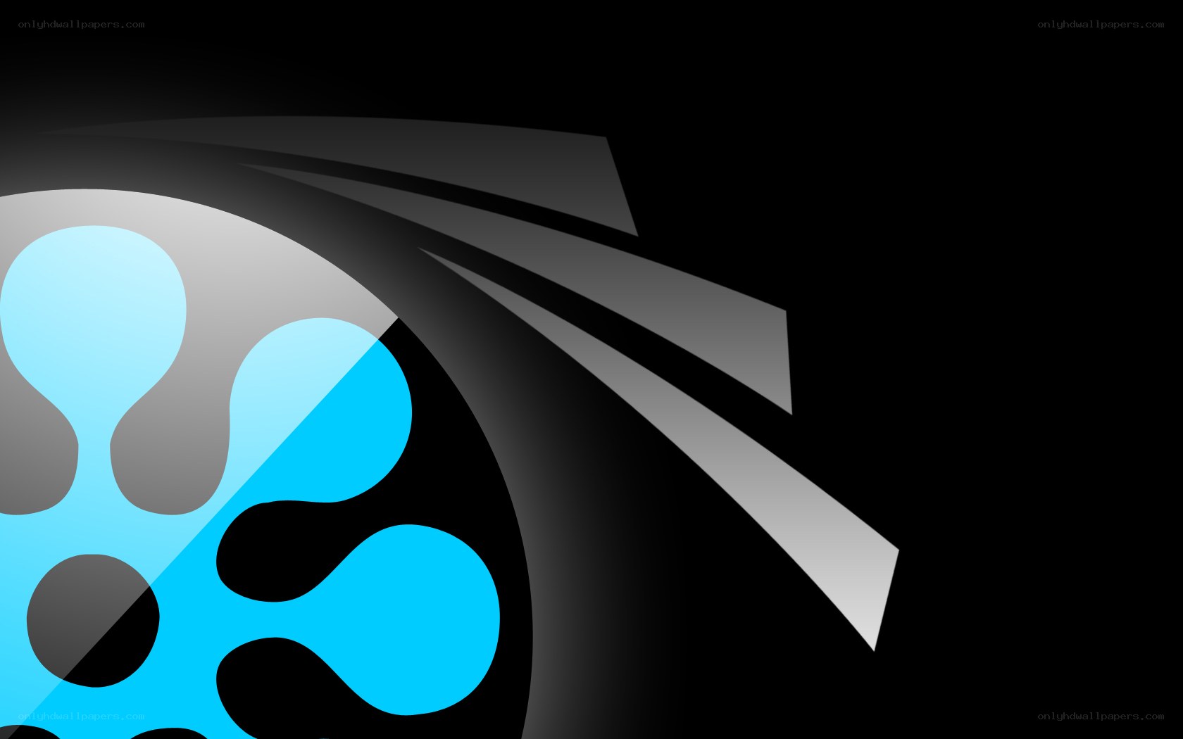 abstract blue and gray design