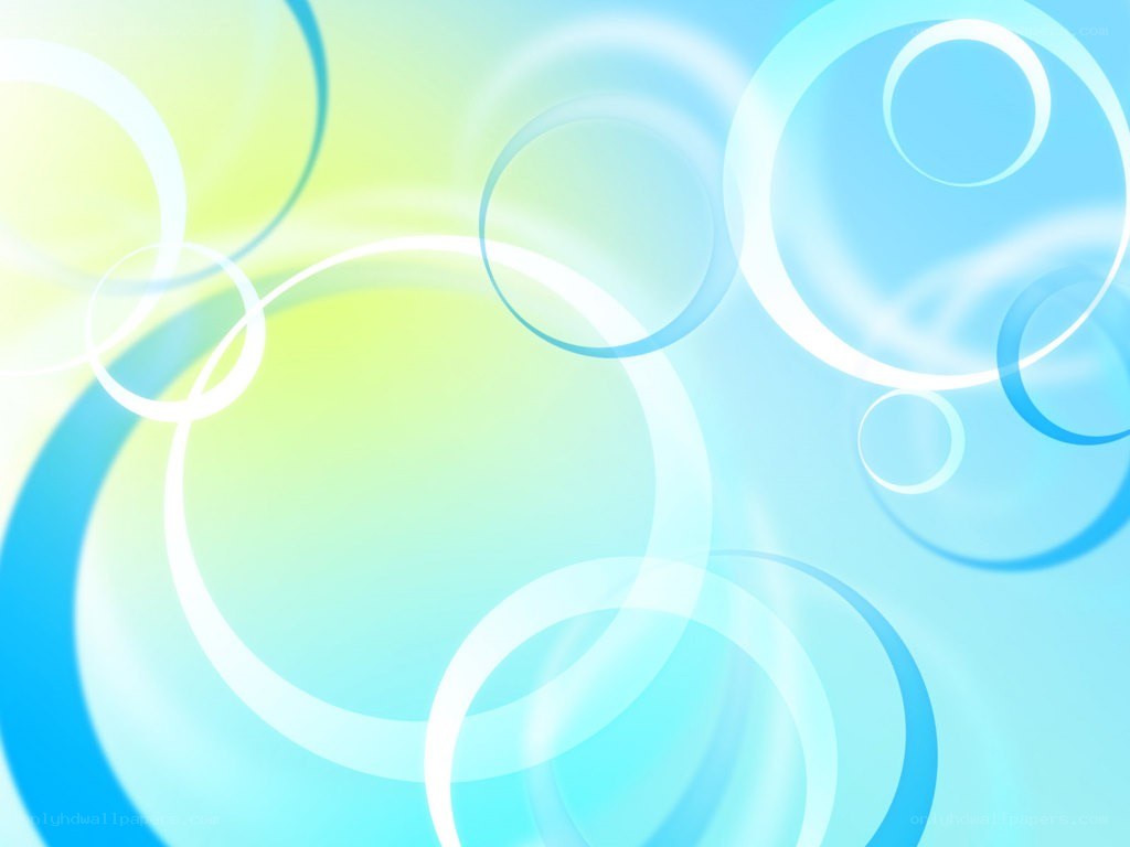 abstract blue and green circles