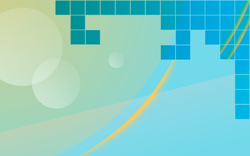 abstract blue and green design
