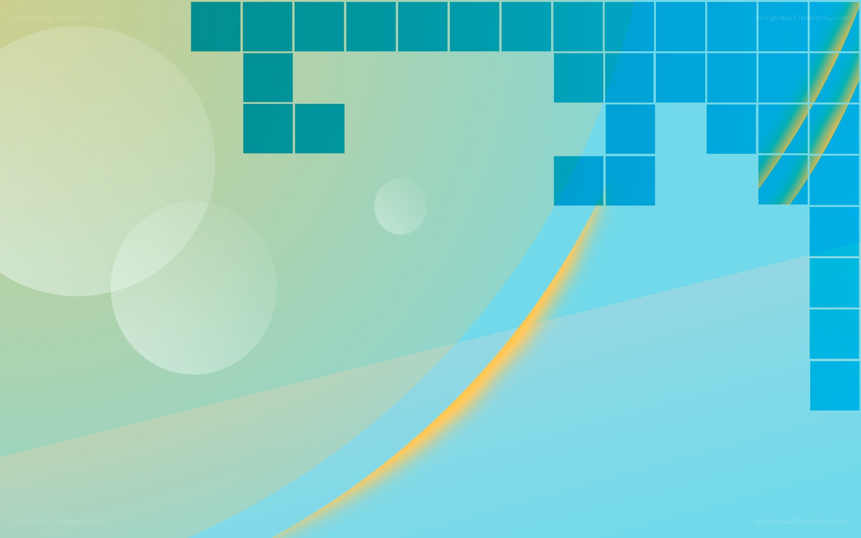 abstract blue and green design