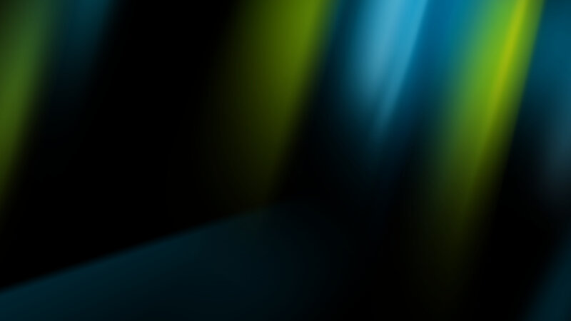 abstract blue and green light streaks