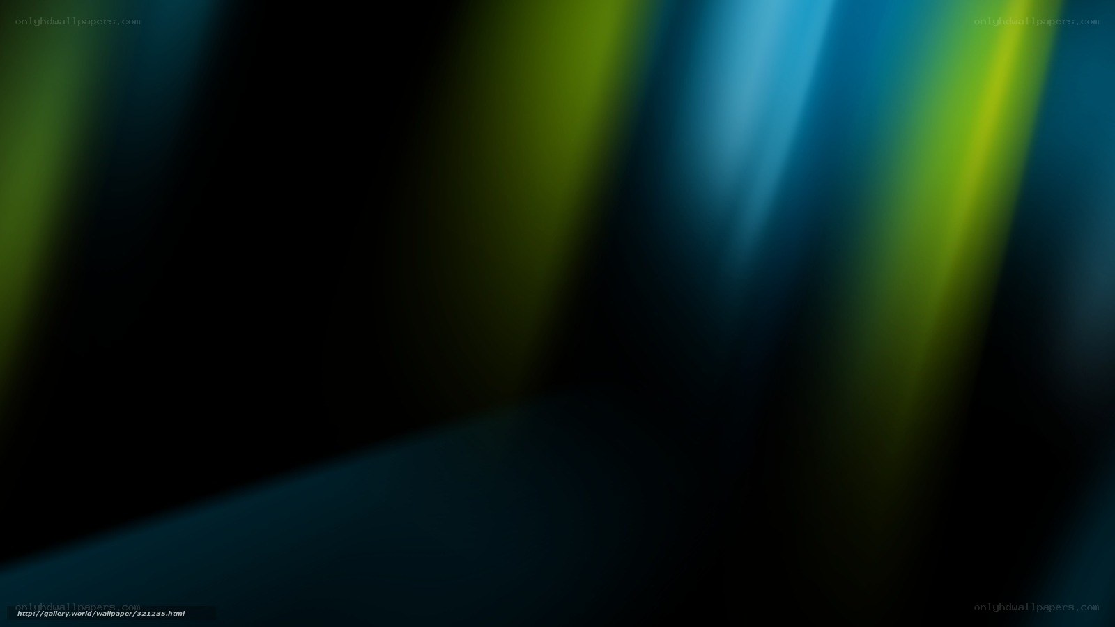 abstract blue and green light