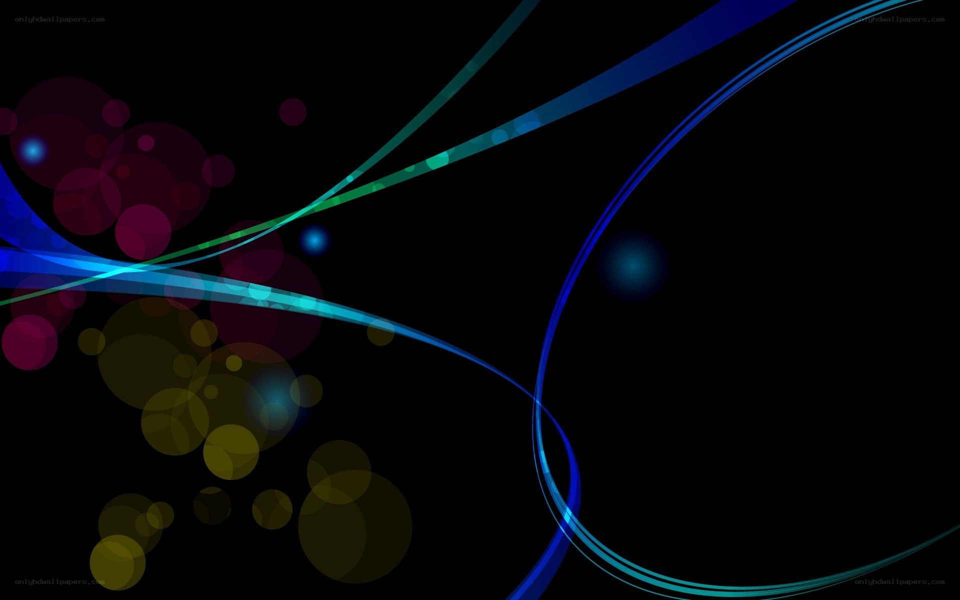 abstract blue and green lines
