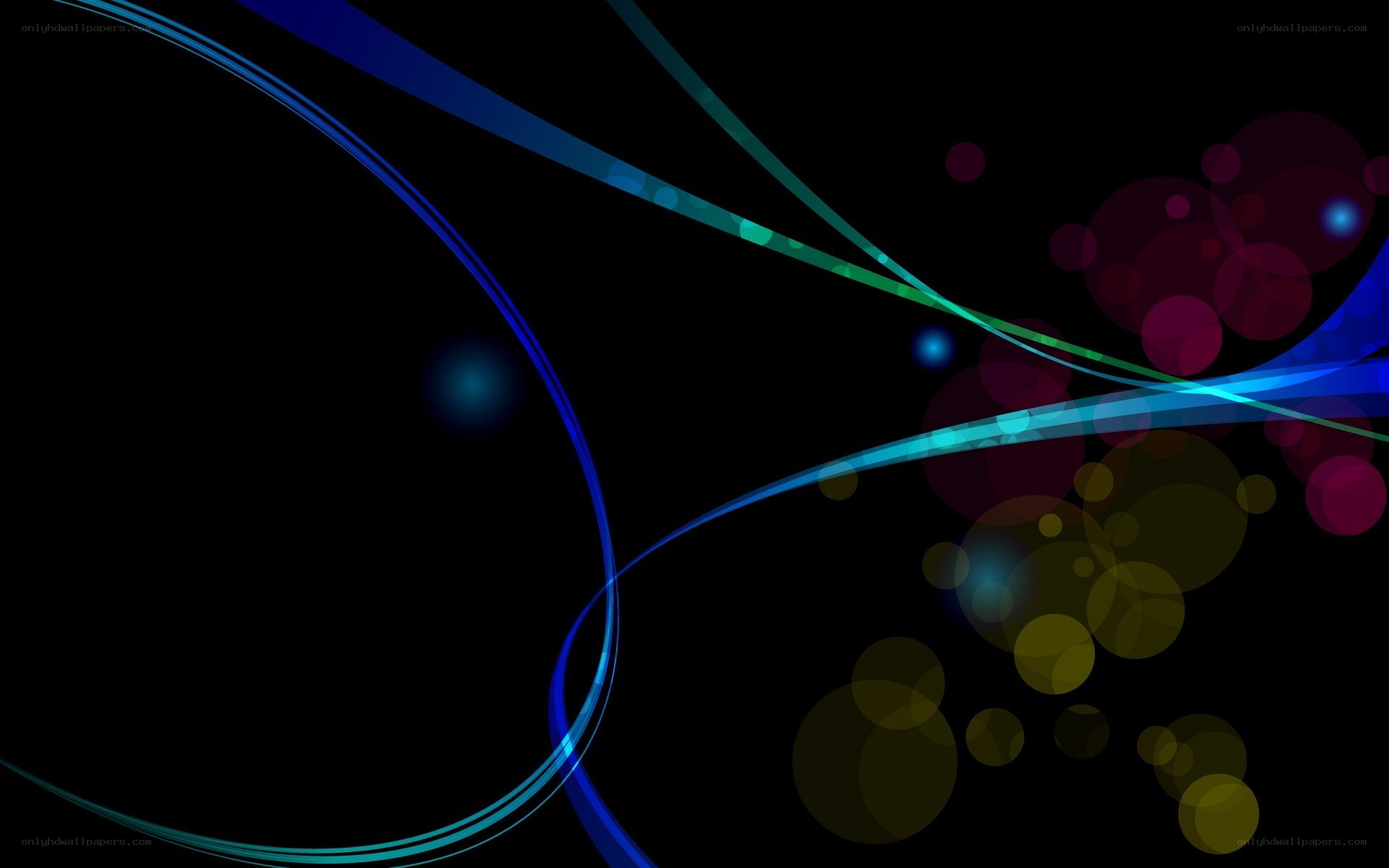 abstract blue and green lines