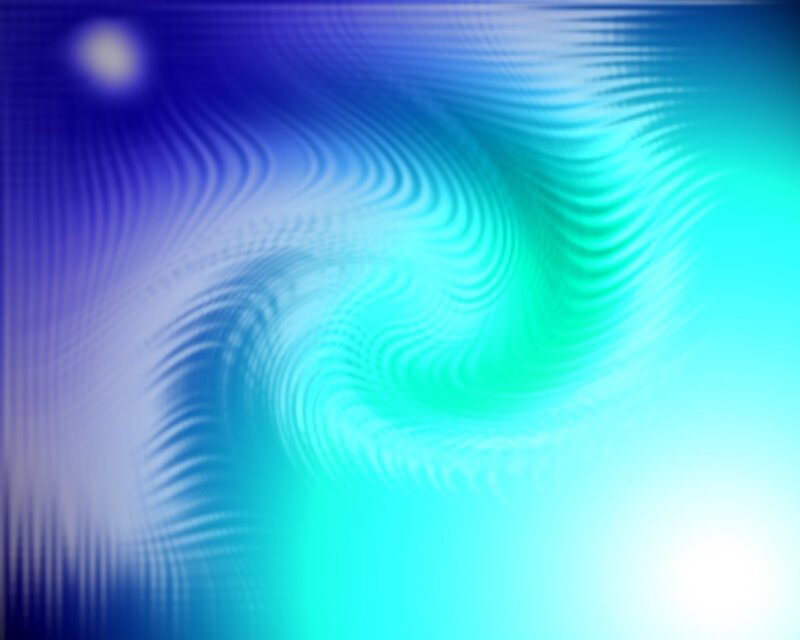 abstract blue and green swirl