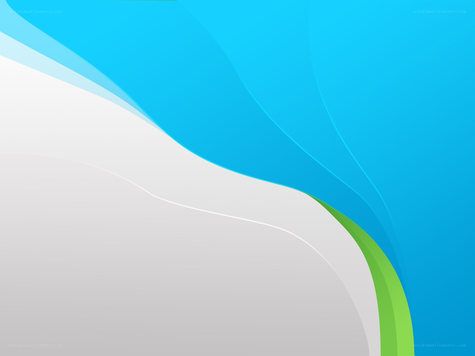 abstract blue and green waves