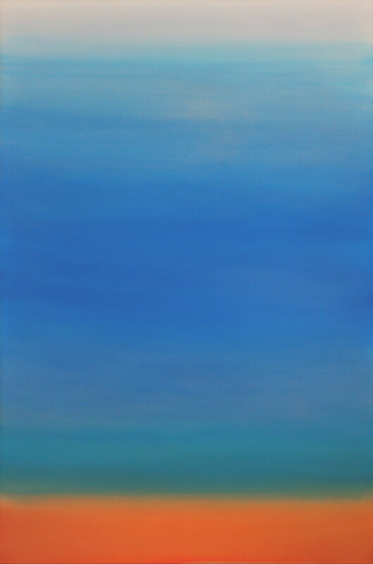 Abstract blue and orange gradient