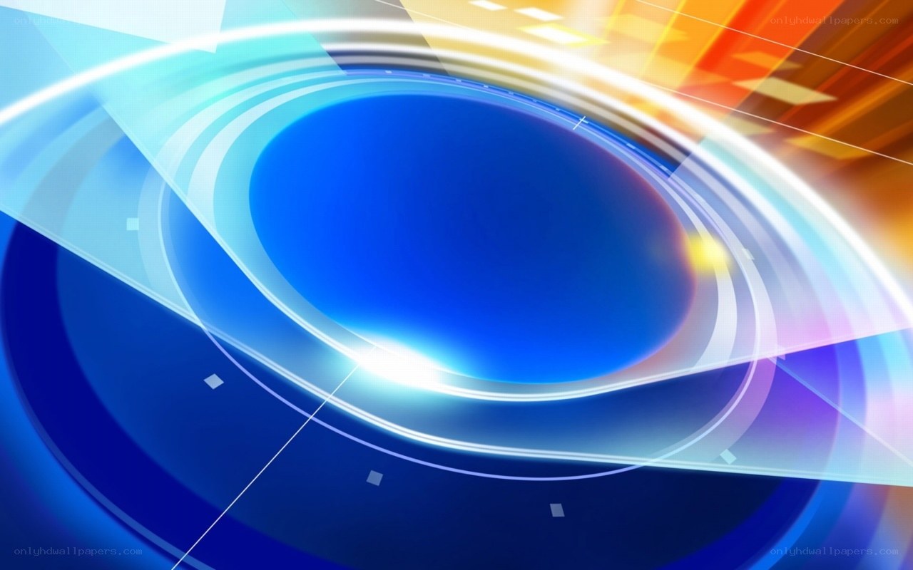 abstract blue and orange motion design