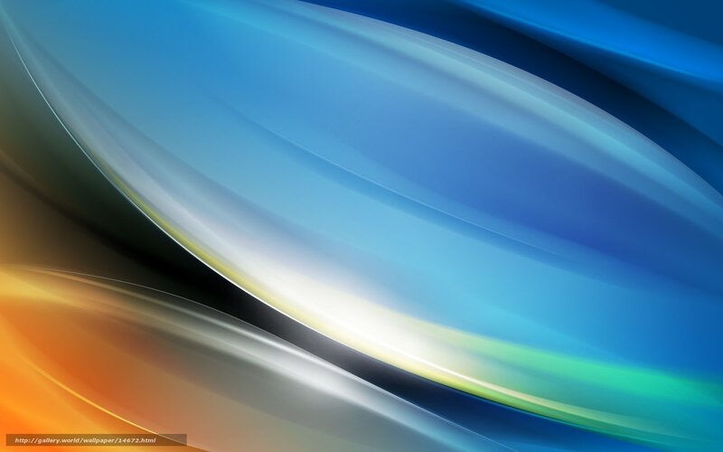 Abstract blue and orange waves
