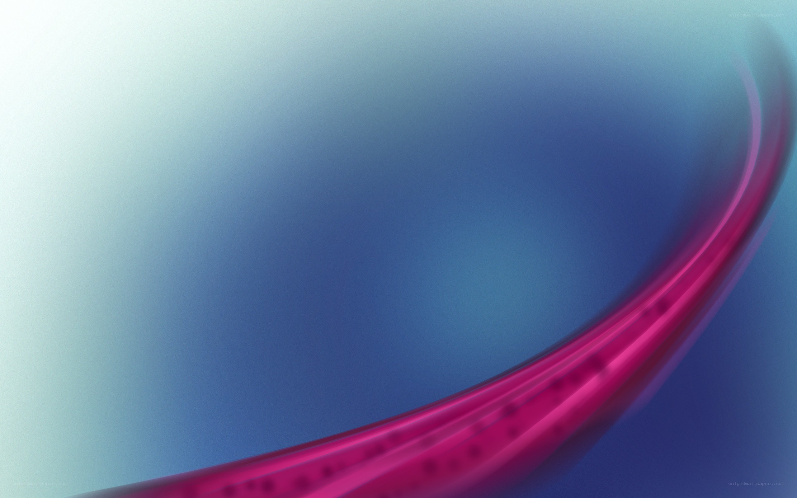 abstract blue and pink curve