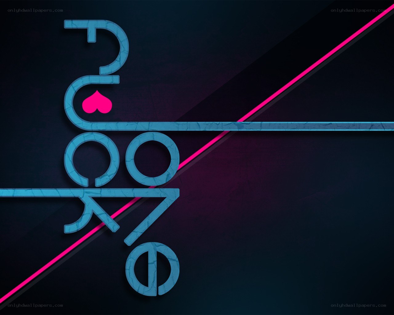 abstract blue and pink design