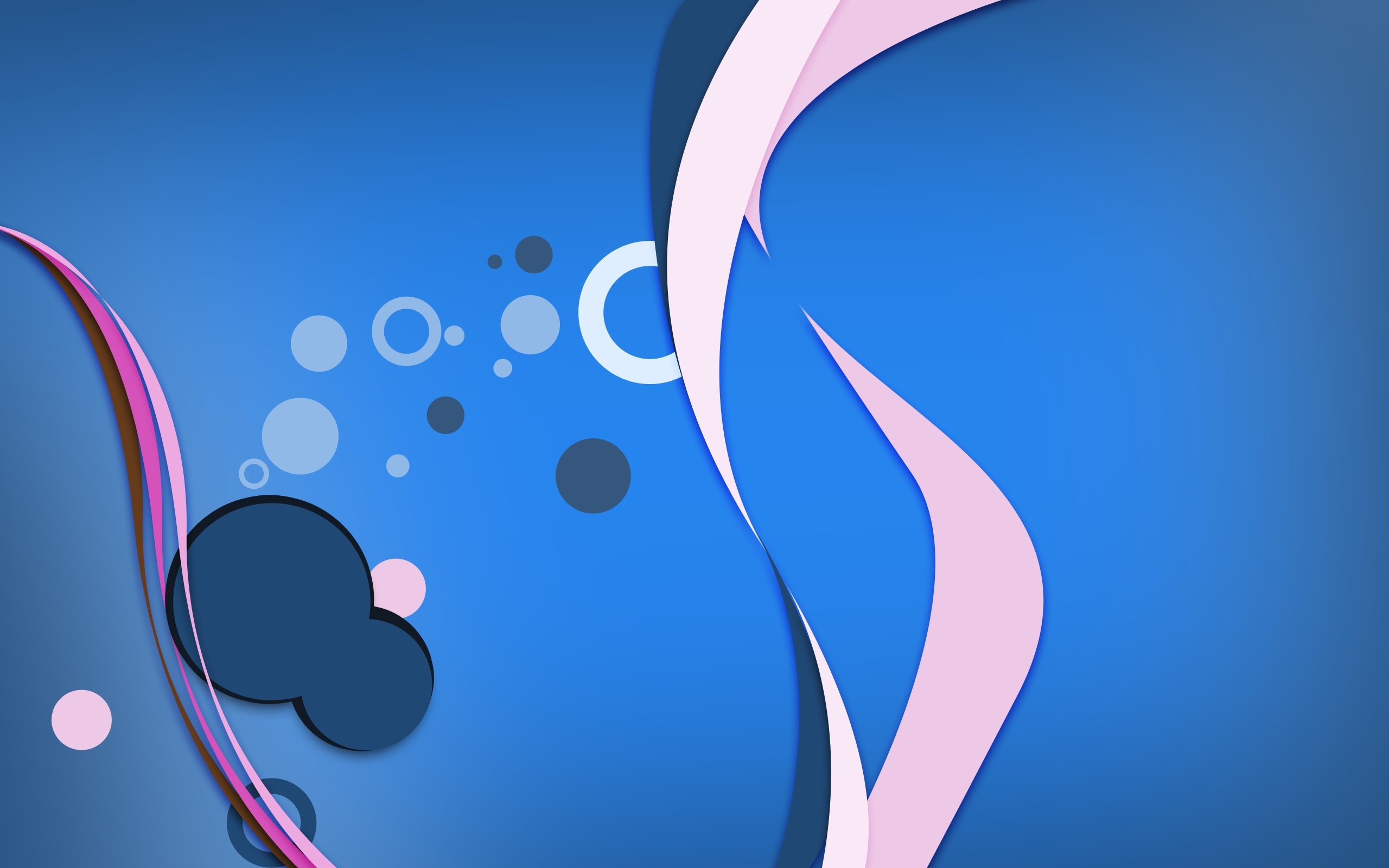 abstract blue and pink design