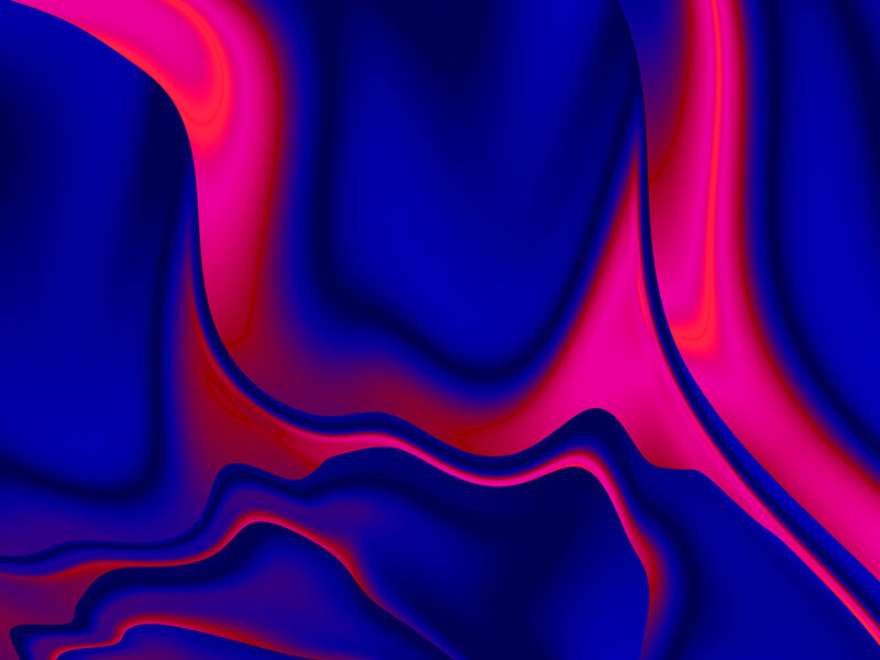 Abstract blue and pink fluid design