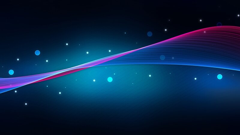 Abstract blue and pink wave