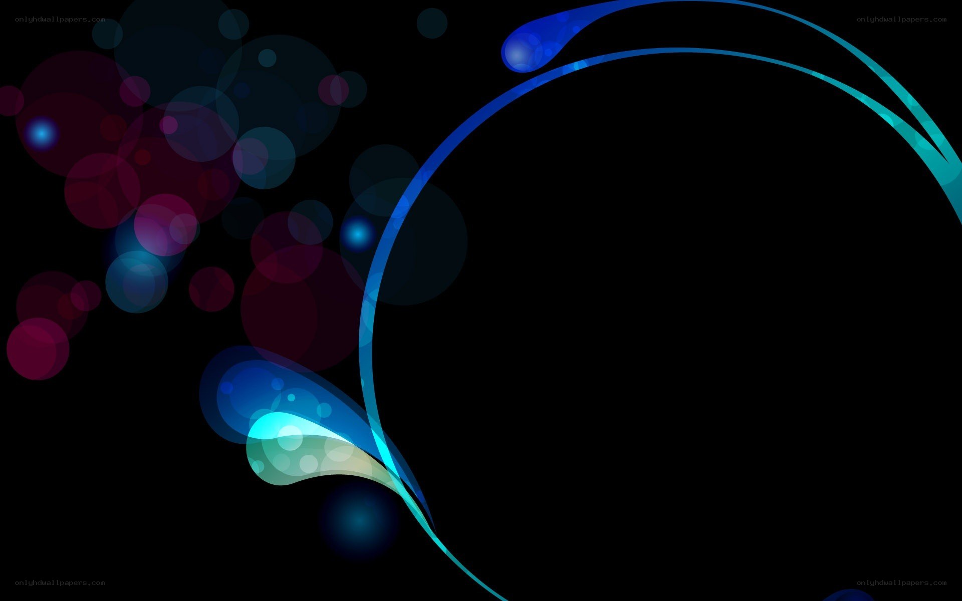 abstract blue and purple design