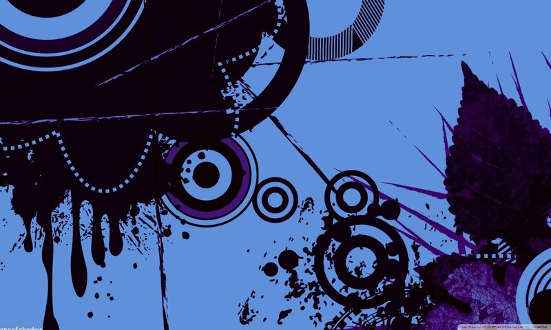 Abstract Blue and Purple Design — Dynamic