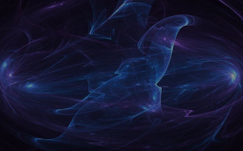 Abstract blue and purple fractal