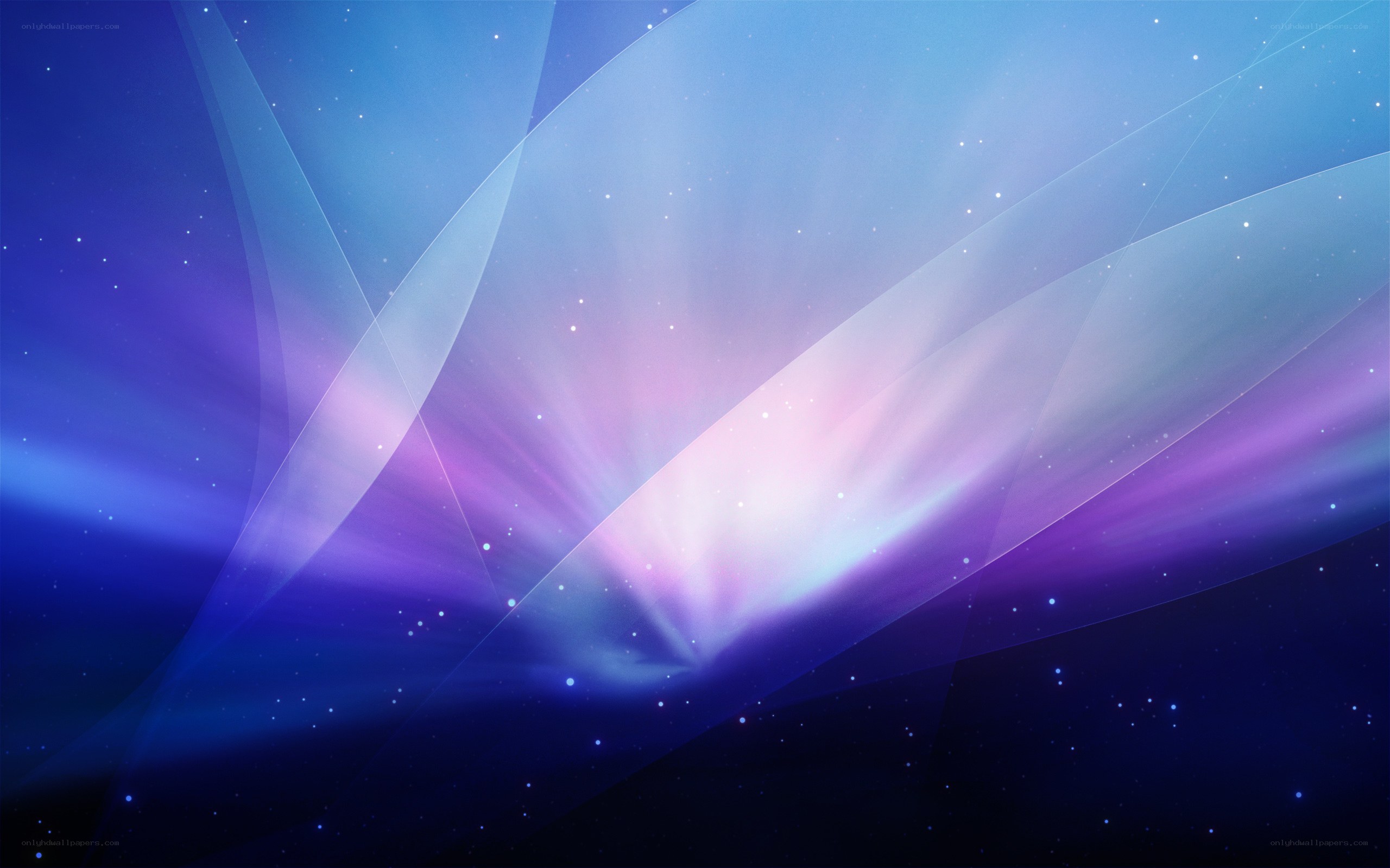 Abstract blue and purple light design