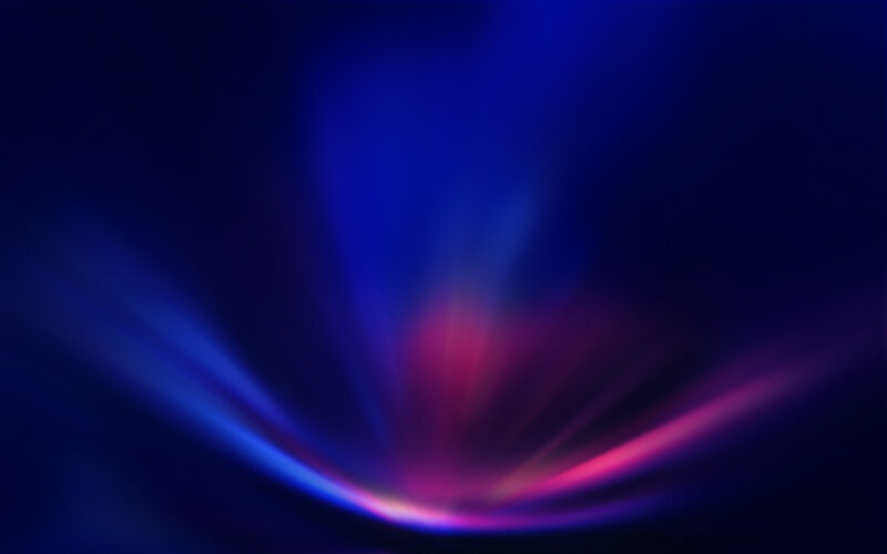 Abstract blue and purple light rays
