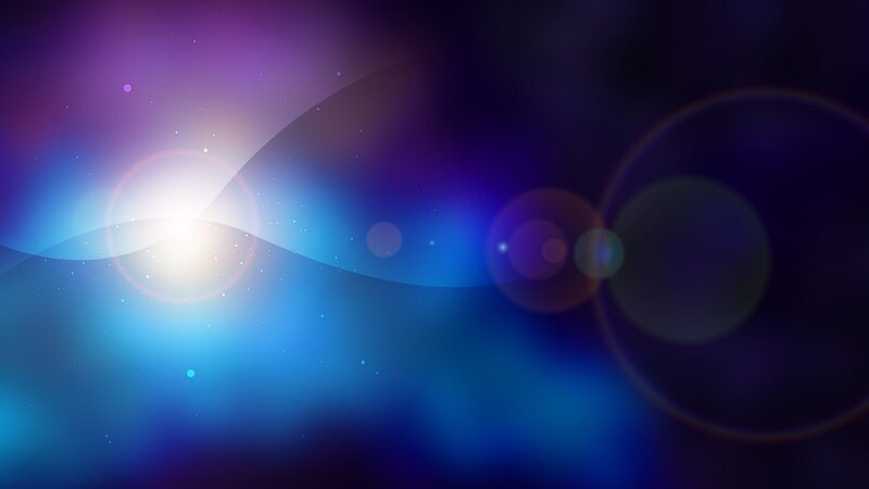 abstract blue and purple light waves