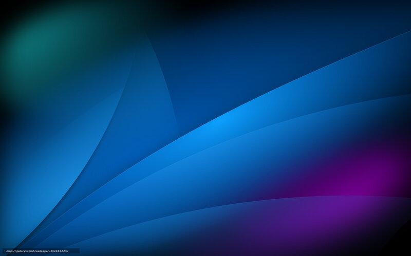Abstract Blue and Purple Shapes — Calm, Curved Lines