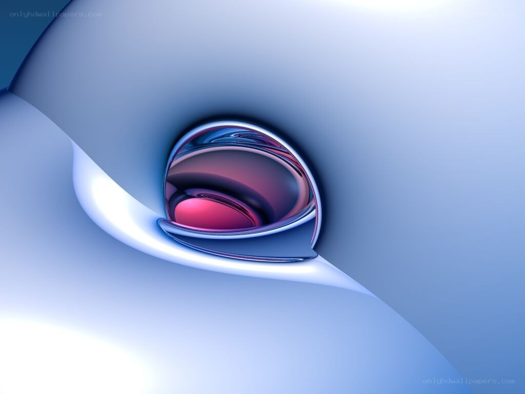 abstract blue and purple sphere